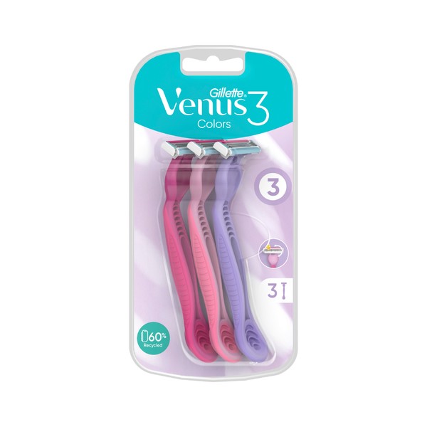 Levně Gillette Simply Venus3 Plus dámská holítka 3 ks