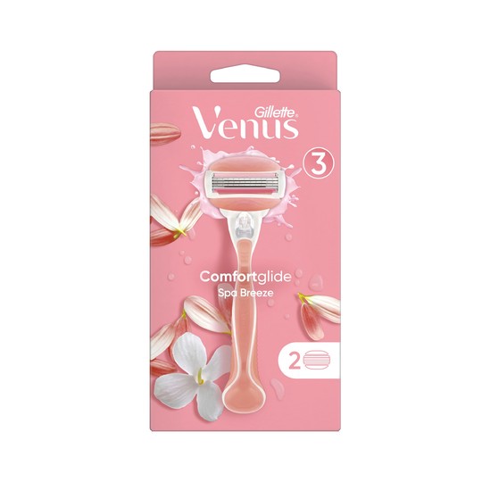 Gillette Venus ComfortGlide Spa Breeze holicí strojek + 2 hlavice