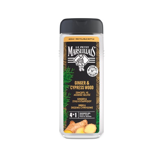 Le Petit Marseillais Ginger&Cypress Wood sprchový gel 400 ml