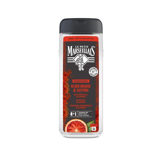 Le Petit Marseillais Blood Orange&Saffron sprchový gel 400 ml