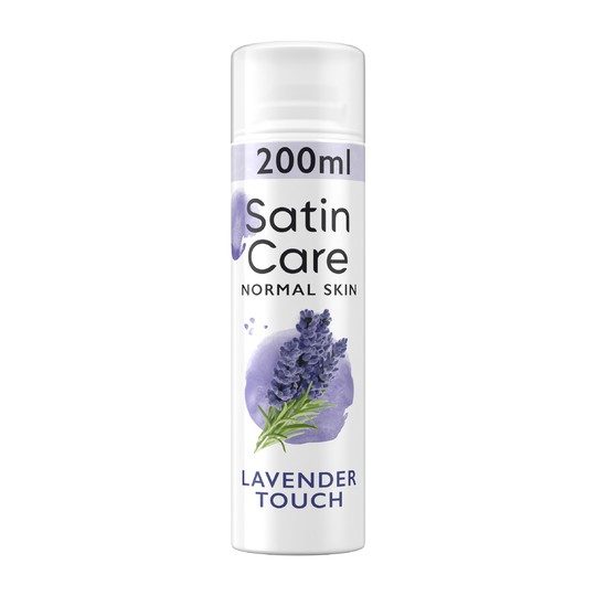 Gillette Satin Care Lavender Touch gel na holení 200 ml