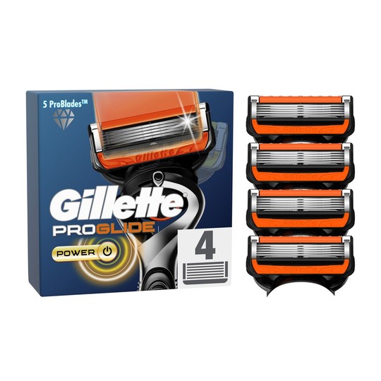 Gillette ProGlide Power náhradní hlavice 4 ks