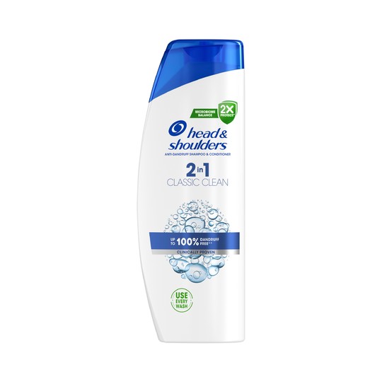 Head &  Shoulders 2in1 Classic Clean šampon proti lupům 400 ml